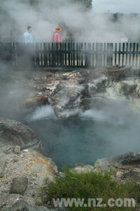 Hot springs at Whakarewarewa, Rotorua